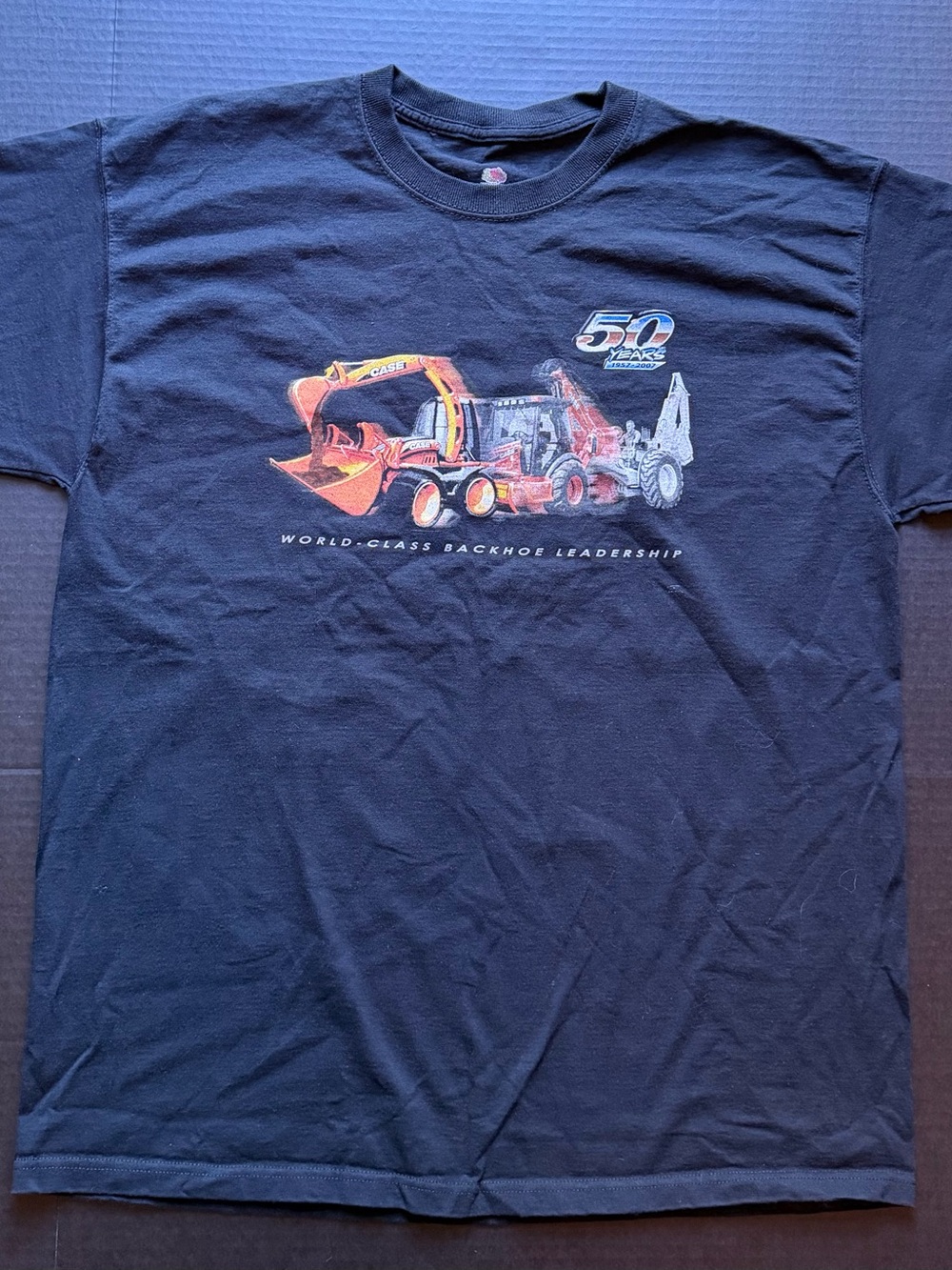 Case Logo Black Graphic Tee - Men XL